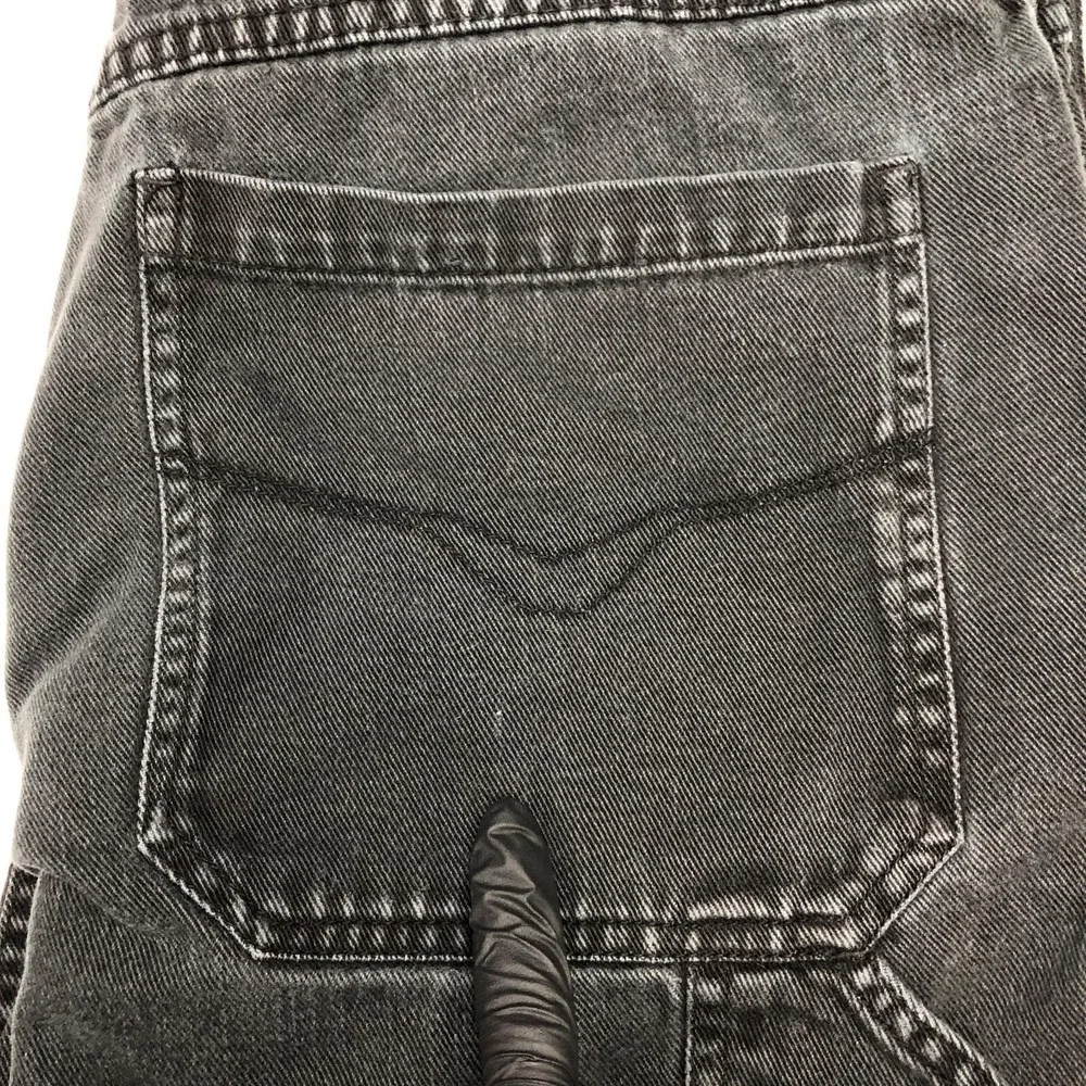 Harley Davidson Jeans Mens 34x32 Black Carpenter Denim Motorcycle Pants Casual